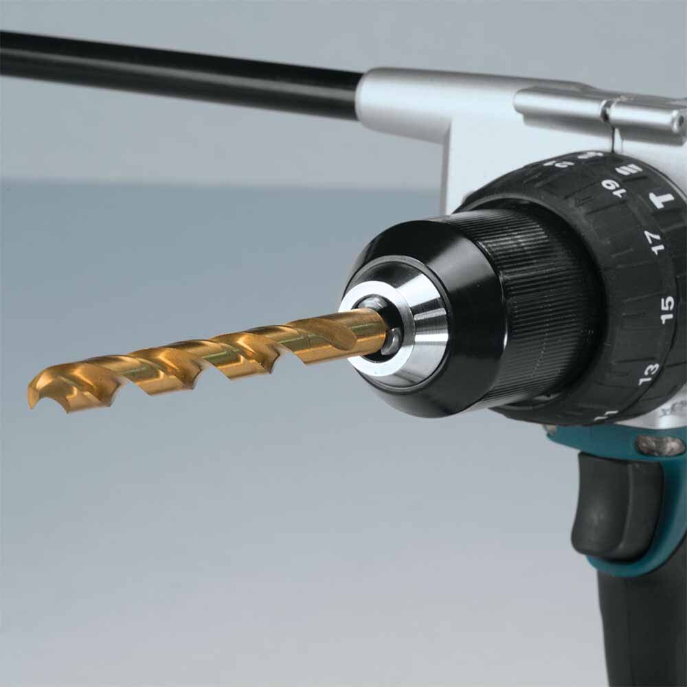 Makita D-23949 3/8" Titanium Coated Drill Bit, 1/4" Hex Shank