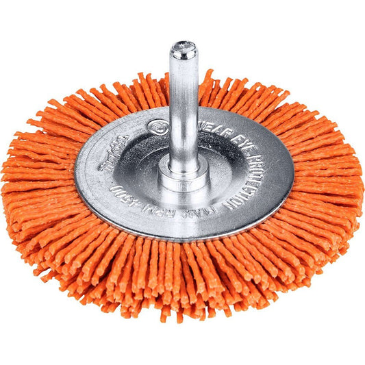 Makita D-70605 3" Nylon Wheel Brush, Coarse, 80 Grit