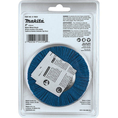 Makita D-70633 4" Nylon Wheel Brush, Fine, 240 Grit