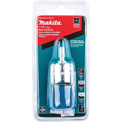 Makita D-70714 1-1/4" Nylon End Brush, Fine, 240 Grit