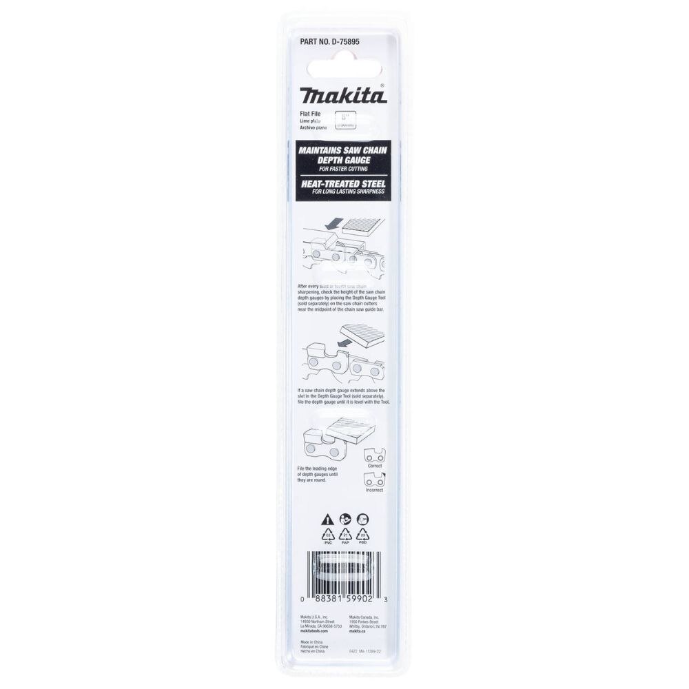 Makita D-75895 6" Flat File