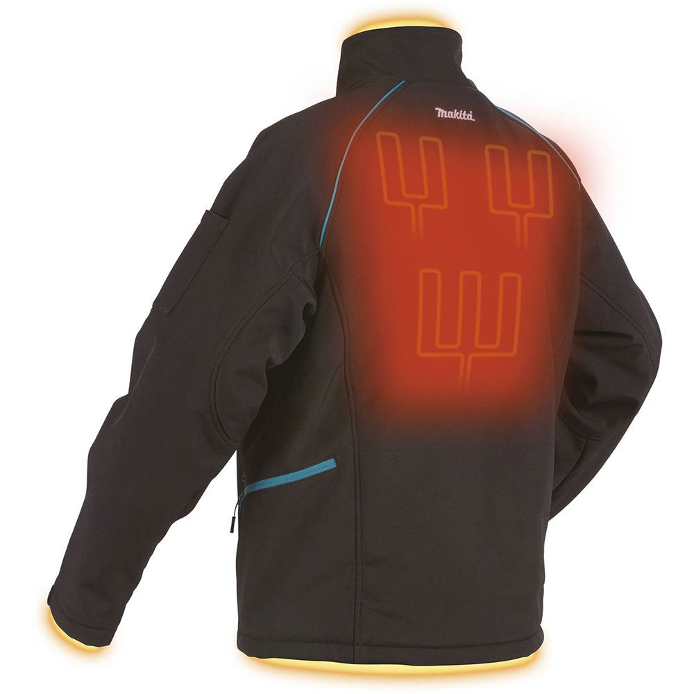 Makita DCJ205Z2XL 18V LXT Lithium-Ion Cordless Heated Jacket, Jacket Only(2XL)