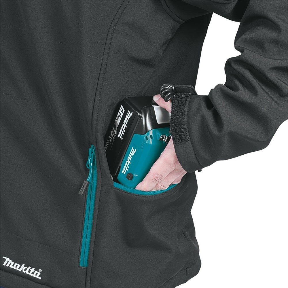 Makita DCJ205ZS 18V LXT Lithium-Ion Cordless Heated Jacket, Jacket Only (S)