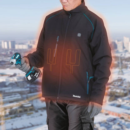 Makita DCJ205ZS 18V LXT Lithium-Ion Cordless Heated Jacket, Jacket Only (S)
