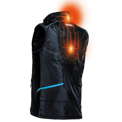 Makita DCV202ZL 18V LXT Lithium-Ion Cordless Heated Vest, Vest Only (Black, Large)
