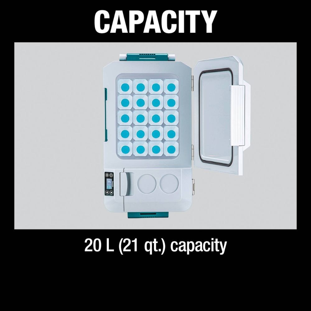 Makita DCW180Z 18V X2 LXT Lithium-Ion, 12V/24V DC Auto, and AC Cooler/Warmer, Tool Only