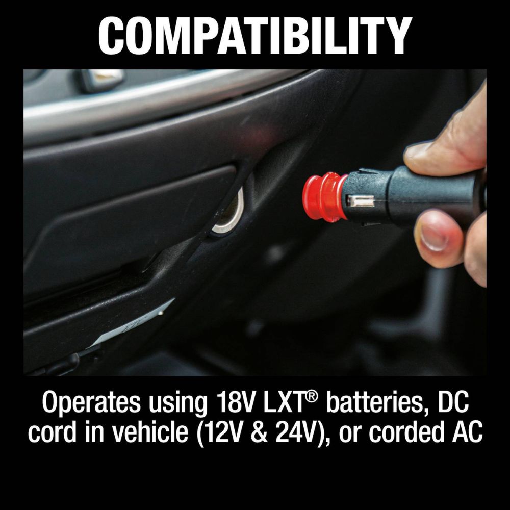 Makita DCW180Z 18V X2 LXT Lithium-Ion, 12V/24V DC Auto, and AC Cooler/Warmer, Tool Only