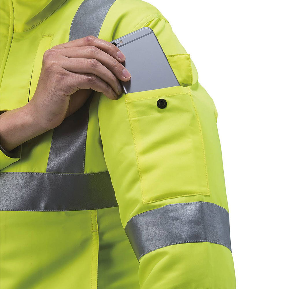 Makita DFJ214ZL 18V LXT Lithium-Ion Cordless High Visibility Fan Jacket (L)