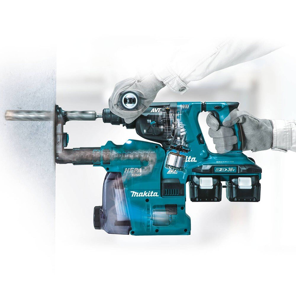 Makita DX08 Dust Extractor Attachment with HEPA Filter