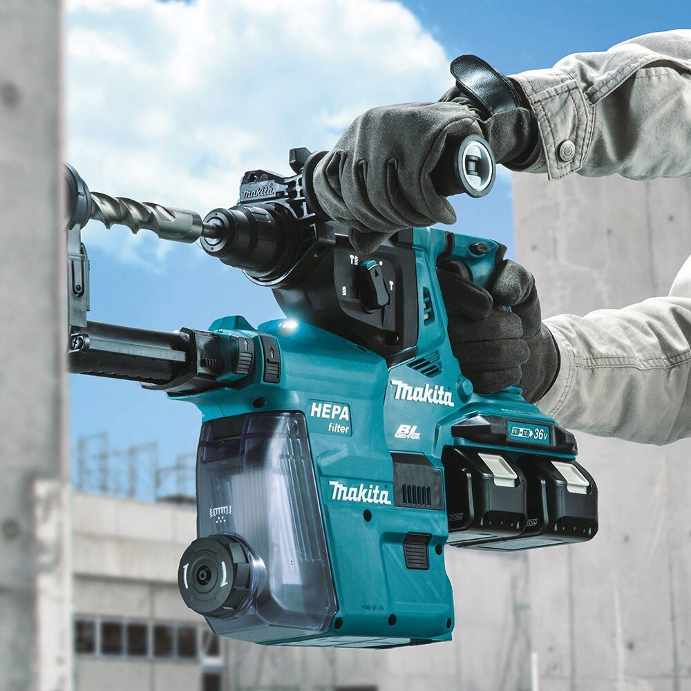 Makita DX09 Dust Extractor Attachment with HEPA Filter