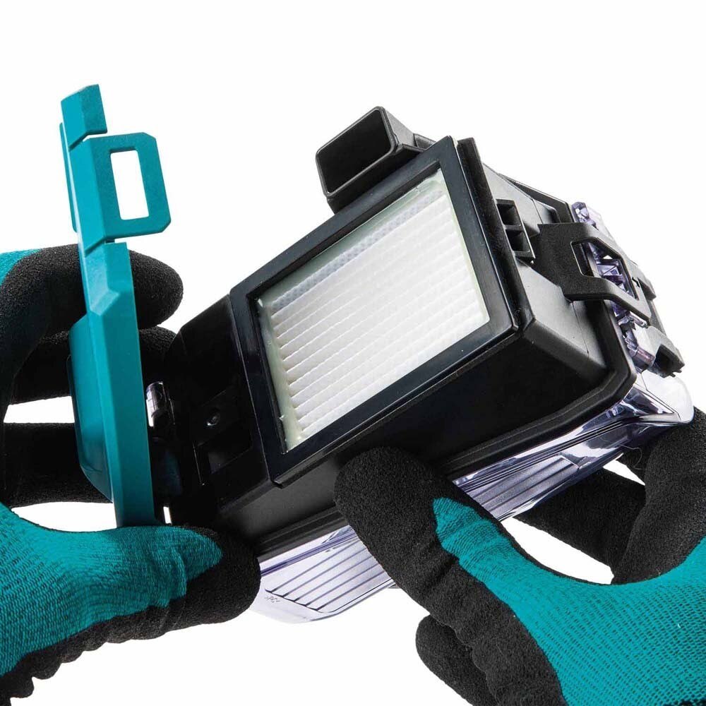Makita DX16 Dust Extractor Attachment with HEPA Filter Cleaning Mechanism