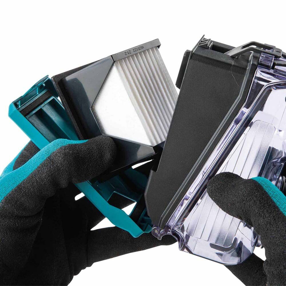 Makita DX16 Dust Extractor Attachment with HEPA Filter Cleaning Mechanism