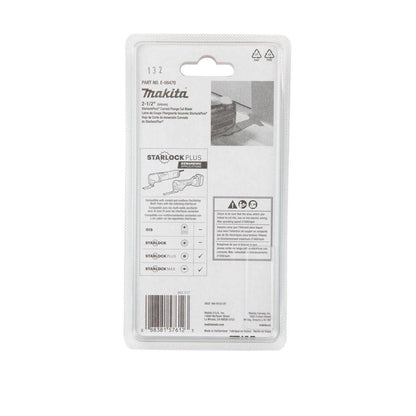 Makita E-08470 StarlockPlus Oscillating Multi-Tool 2-1/2" Bi-Metal Curved Plunge Cut Blade