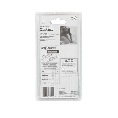 Makita E-08573 StarlockMax Oscillating Multi-Tool High Carbon Steel Tapered Sealant Removal and Joint Cutter Blade