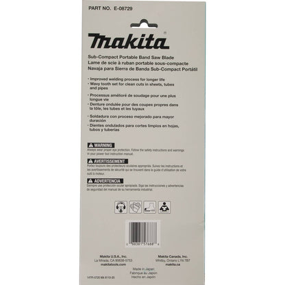 Makita E-08729 28-3/4" 14 TPI Bi-Metal Sub-Compact Portable Band Saw Blade