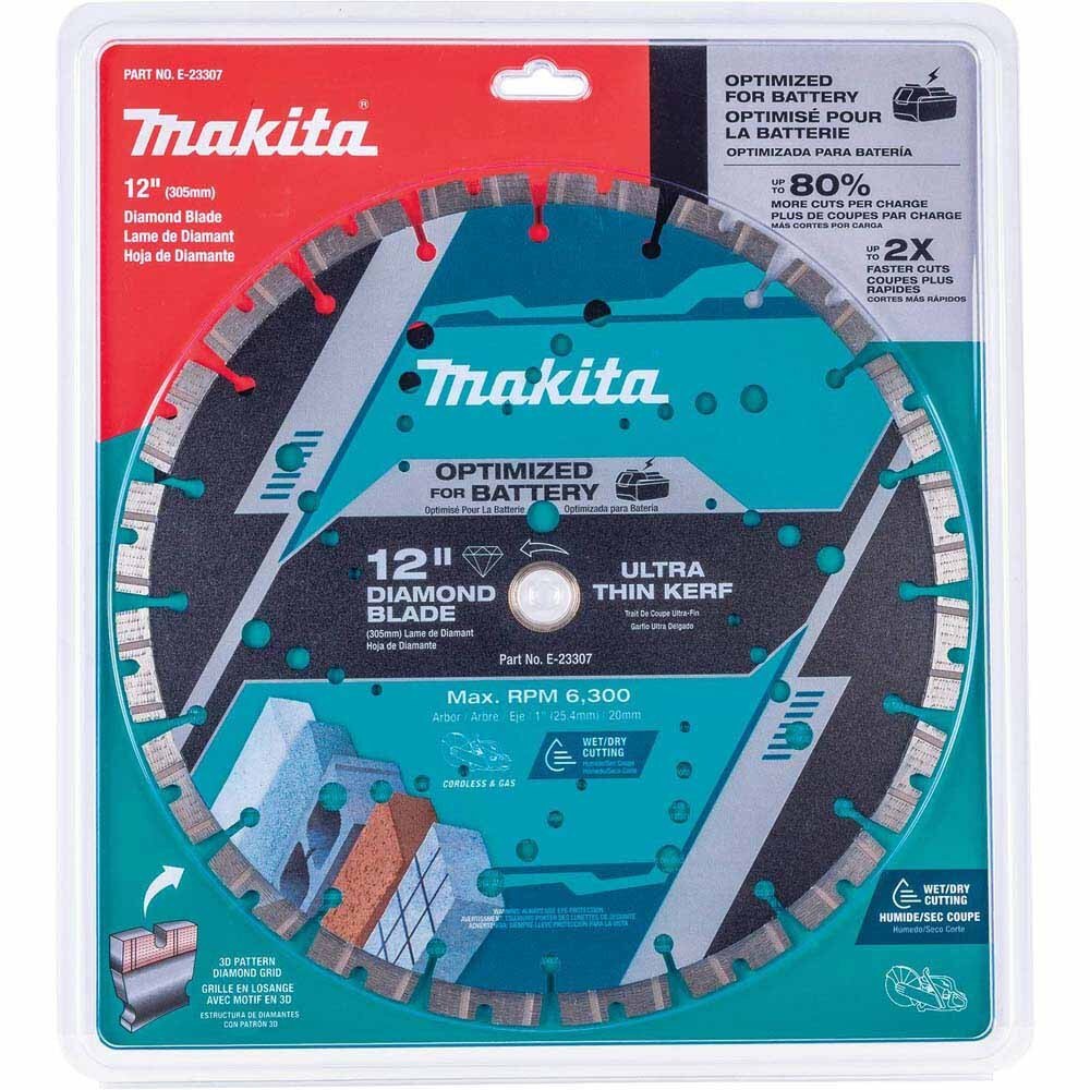 Makita E-23307 12" Segmented General Purpose Thin Kerf Diamond Blade
