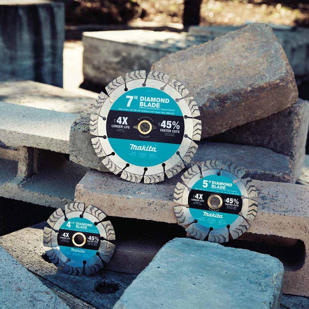 Makita E-23313 4-1/2" Segmented Turbo General Purpose Diamond Blade
