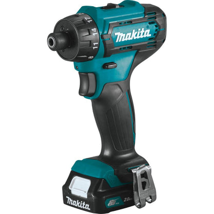 Makita FD10R1 12V Max CXT Lithium-Ion 1/4 In. Hex Driver-Drill Kit(2.0Ah)