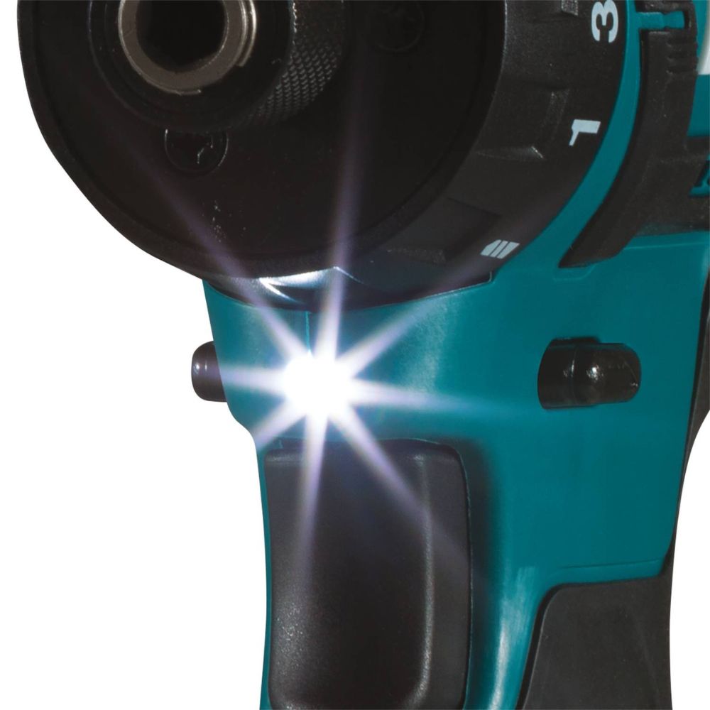 Makita FD10R1 12V Max CXT Lithium-Ion 1/4 In. Hex Driver-Drill Kit(2.0Ah)