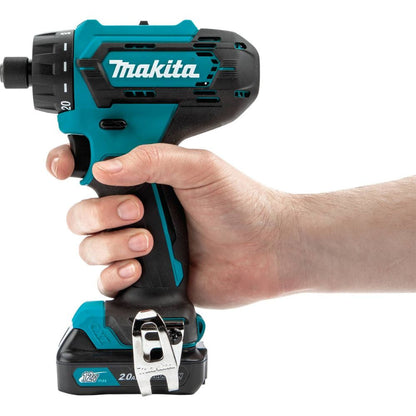 Makita FD10R1 12V Max CXT Lithium-Ion 1/4 In. Hex Driver-Drill Kit(2.0Ah)