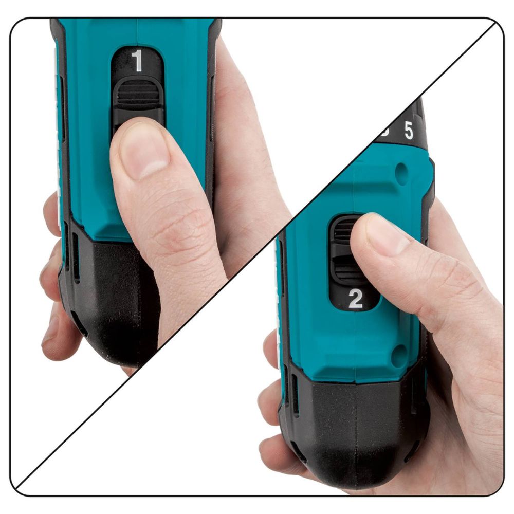 Makita FD10R1 12V Max CXT Lithium-Ion 1/4 In. Hex Driver-Drill Kit(2.0Ah)
