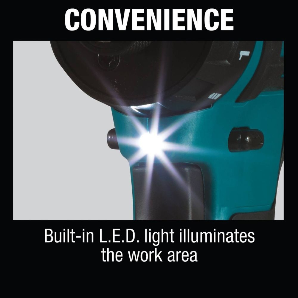 Makita FD10R1 12V Max CXT Lithium-Ion 1/4 In. Hex Driver-Drill Kit(2.0Ah)