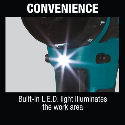 Makita FD10R1 12V Max CXT Lithium-Ion 1/4 In. Hex Driver-Drill Kit(2.0Ah)