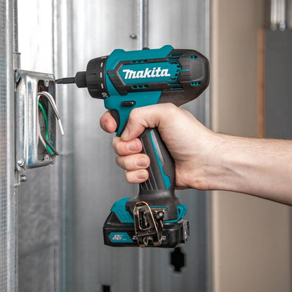 Makita FD10R1 12V Max CXT Lithium-Ion 1/4 In. Hex Driver-Drill Kit(2.0Ah)