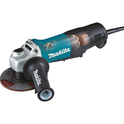 Makita GA4553R 4-1/2" Paddle Switch Angle Grinder, 11 AMP, 11,000 RPM, 5/8" -11, lock-off, no lock-on