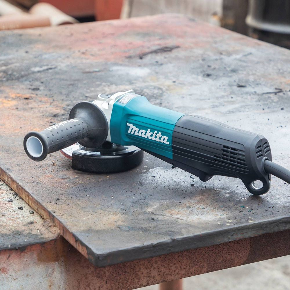 Makita GA4553R 4-1/2" Paddle Switch Angle Grinder, 11 AMP, 11,000 RPM, 5/8" -11, lock-off, no lock-on