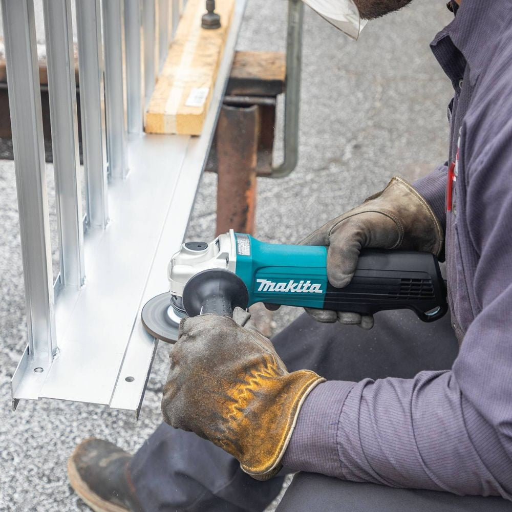 Makita GA4553R 4-1/2" Paddle Switch Angle Grinder, 11 AMP, 11,000 RPM, 5/8" -11, lock-off, no lock-on