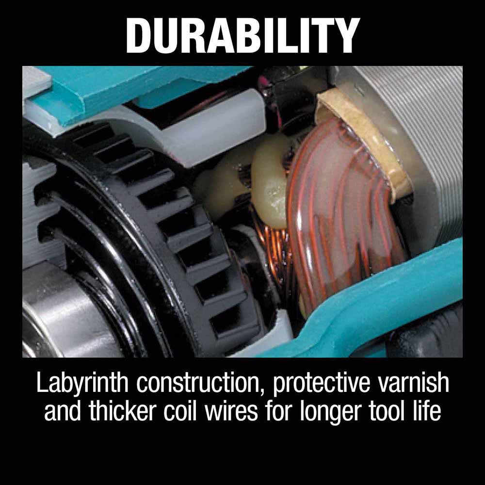 Makita GA4570 4-1/2" X-LOCK Angle Grinder, with AC/DC Switch