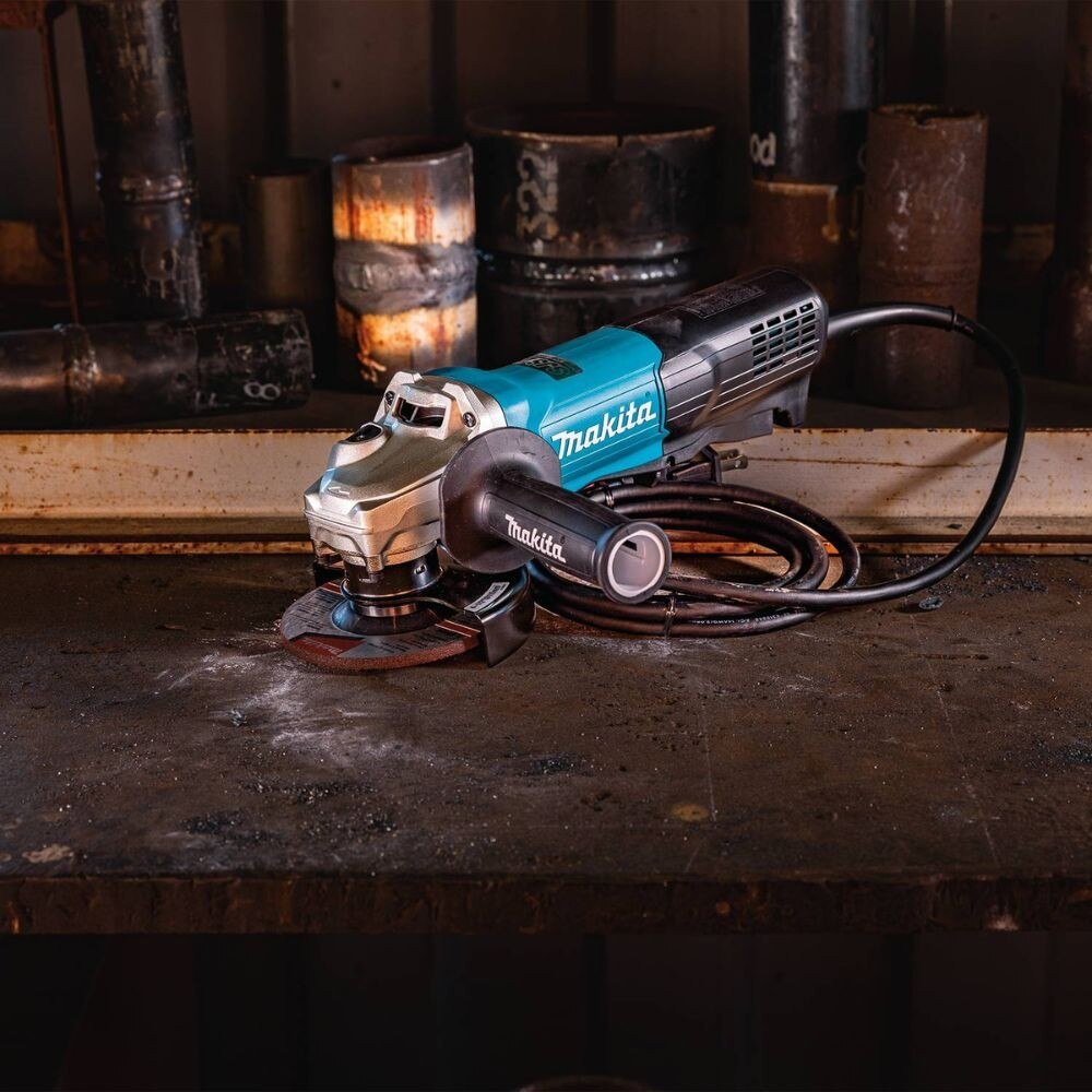 Makita GA4595 4-1/2" SJS II High-Power Angle Grinder, Paddle Switch