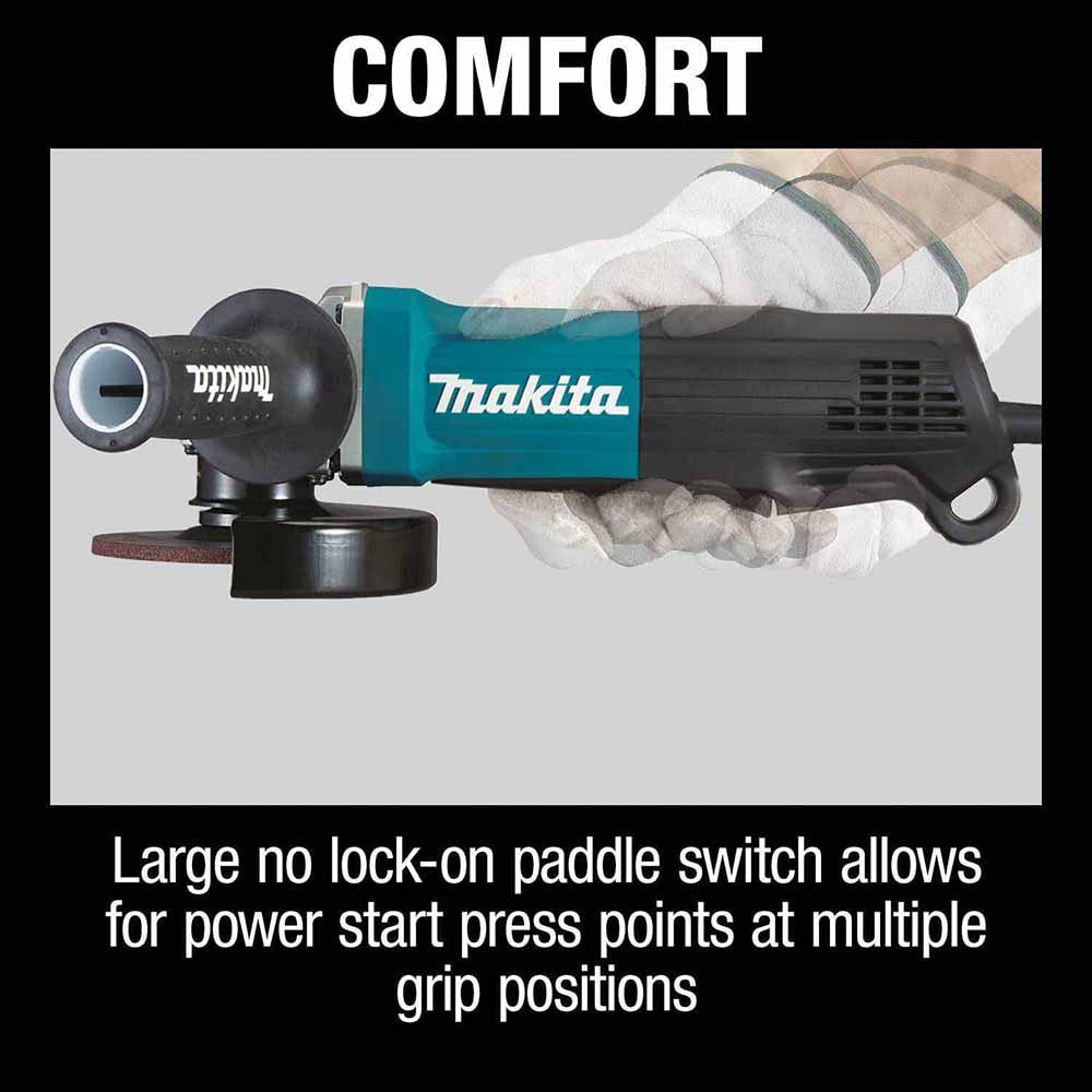 Makita GA5053R 4-1/2" / 5" Paddle Switch Angle Grinder w/Non-Removable Guard