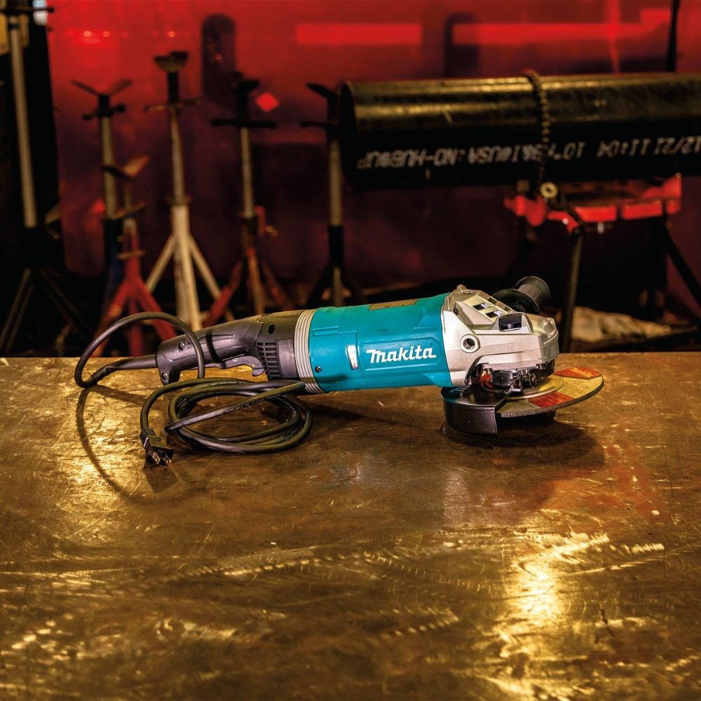 Makita GA7080 7" Angle Grinder, with Rotatable Handle, and Lock-On Switch
