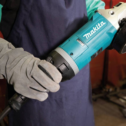 Makita GA7080 7" Angle Grinder, with Rotatable Handle, and Lock-On Switch