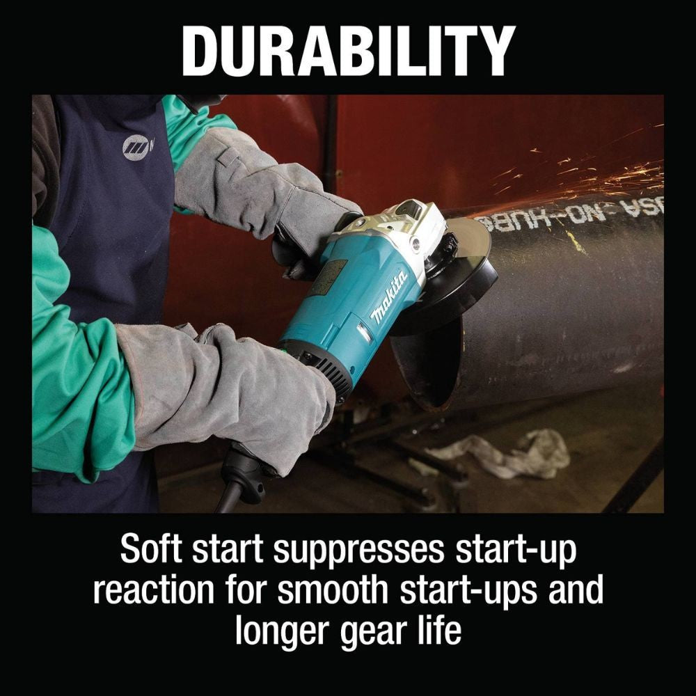 Makita GA7081 7" Angle Grinder, with Lock-On Switch
