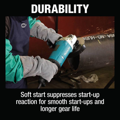 Makita GA7081 7" Angle Grinder, with Lock-On Switch