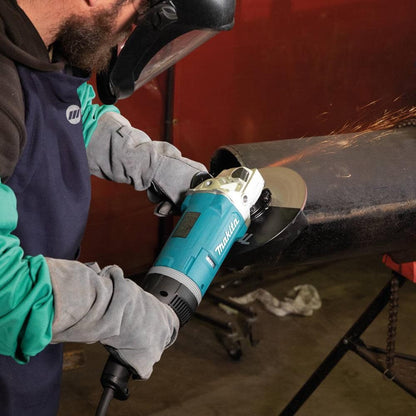 Makita GA9080 9" Angle Grinder, with Rotatable Handle, and Lock-On Switch