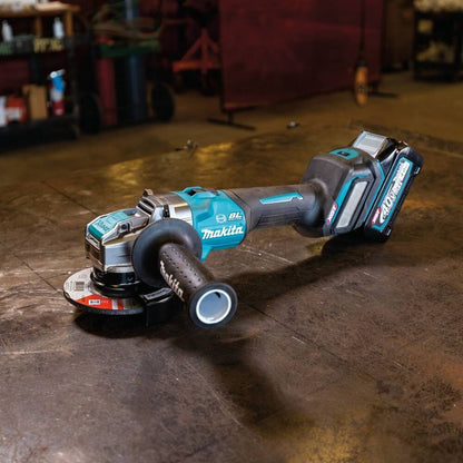 Makita GAG11M1 40V max XGT Brushless Cordless 4-1/2" / 5" X-LOCK Angle Grinder Kit, with Electric Brake, AWS Capable (4.0Ah)