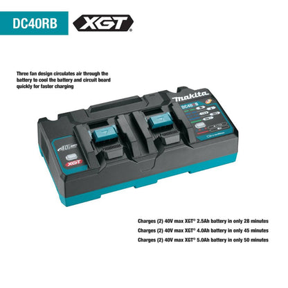 Makita GCV03PM 40V max XGT Brushless Cordless 4 Gallon Wet/Dry Dust Extractor/Vacuum Kit (4.0Ah)