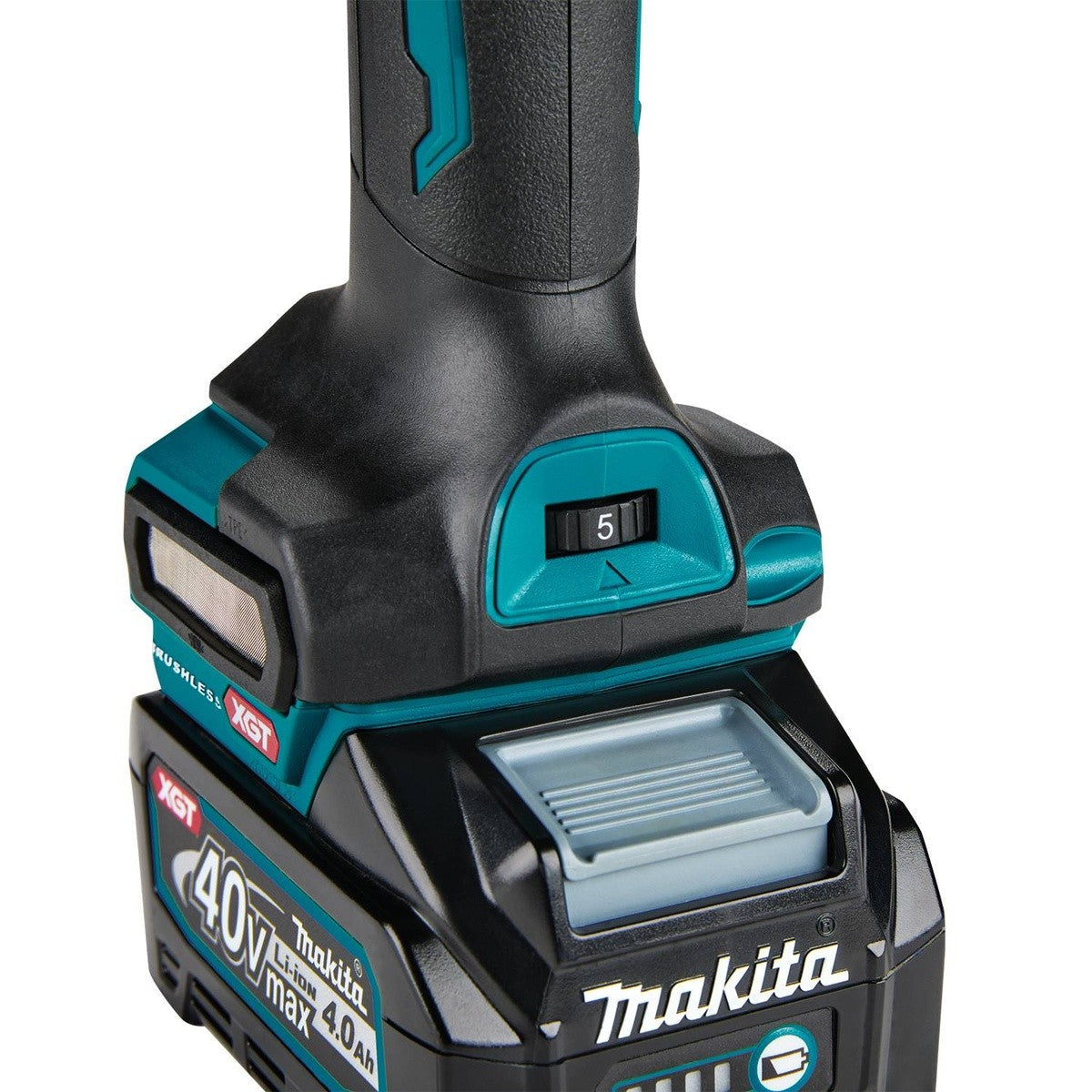 Makita GDG01Z 40V max XGT Cordless 1/4" Slide Switch Die Grinder Variable Speed with Electric Brake Tool Only