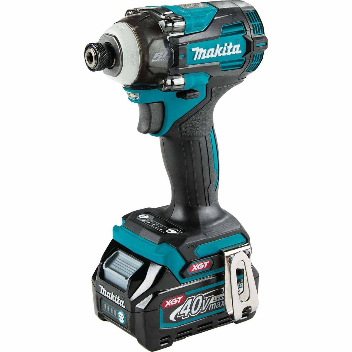 Makita GDT04D 40V max XGT Brushless High Torque 4-Speed Impact Driver Kit (2.5Ah Batteries)