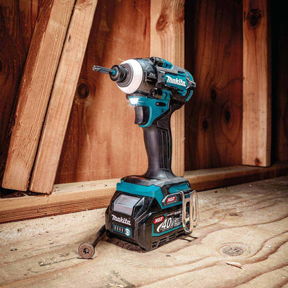 Makita GDT04D 40V max XGT Brushless High Torque 4-Speed Impact Driver Kit (2.5Ah Batteries)