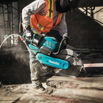 Makita GEC01PL4 80V max (40V max X2) XGT Brushless 14" Power Cutter Kit, with AFT, Electric Brake (8.0Ah)