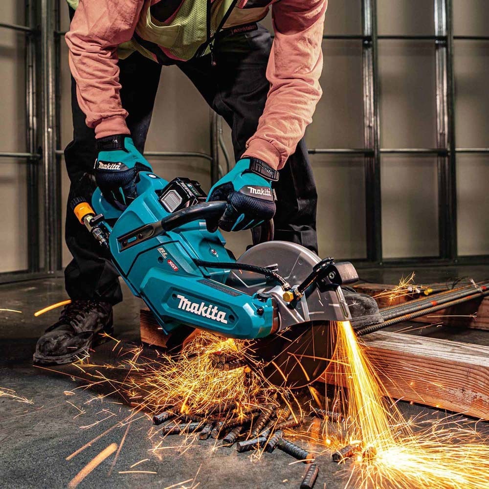 Makita GEC03T 40V max XGT Brushless Cordless 9" Power Cutter Kit, with AFT, Electric Brake (5.0 Ah)