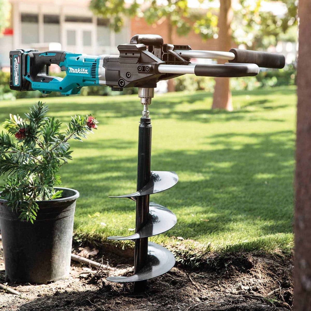 Makita GGD01M1 40V max XGT Earth Auger Kit (4.0Ah)