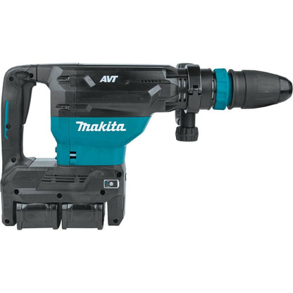 Makita GMH02PM 80V max (40V max X2) XGT Brushless 28 lb. AVT Demolition Hammer Kit, accepts SDS-MAX bits, dual port charger, AWS Capable, case (4.0Ah)