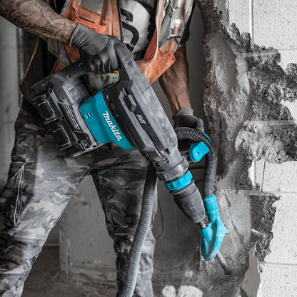 Makita GMH02PM 80V max (40V max X2) XGT Brushless 28 lb. AVT Demolition Hammer Kit, accepts SDS-MAX bits, dual port charger, AWS Capable, case (4.0Ah)