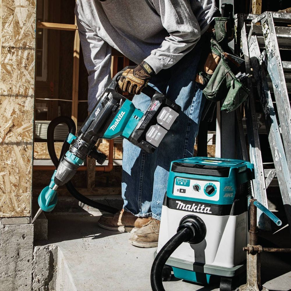 Makita GMH02Z 80V max (40V max X2) XGT Brushless 28 lb. AVT Demolition Hammer, accepts SDS-MAX bits, AWS Capable (Tool Only)